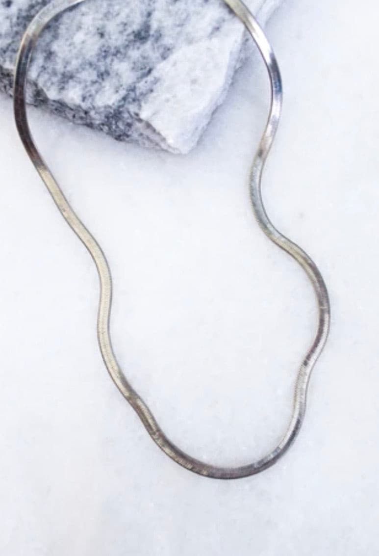 Herring Necklace-Silver.