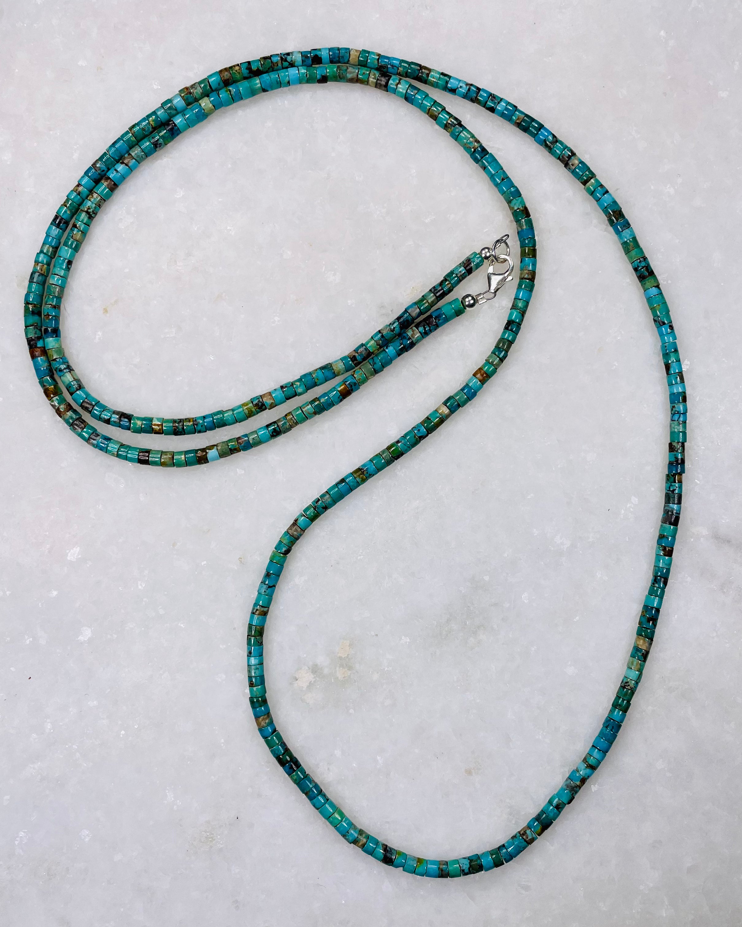 Kingman Turquoise Necklace 40".