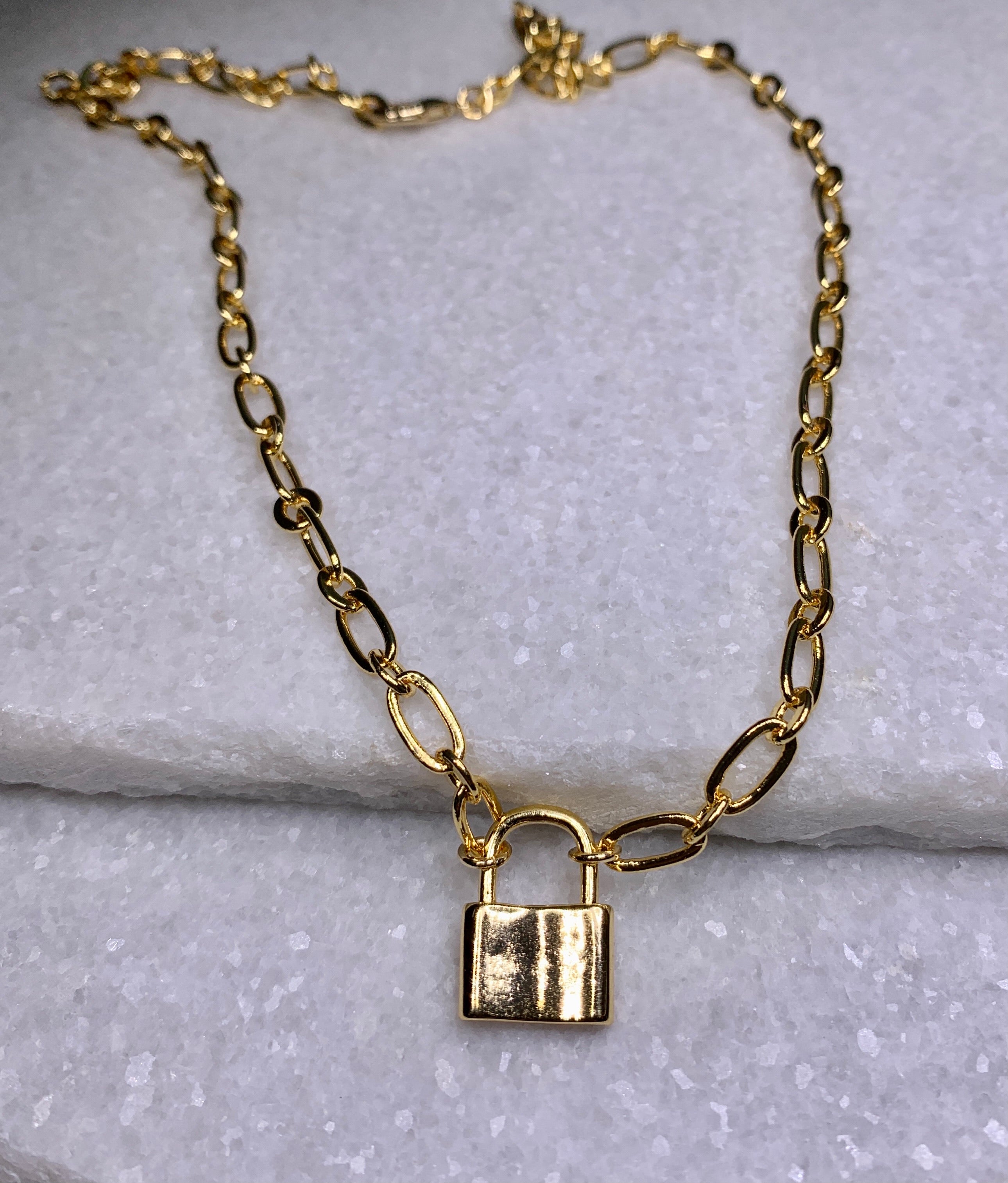 Hazel Lock Necklace.