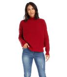 Turtleneck Sweater in Red.